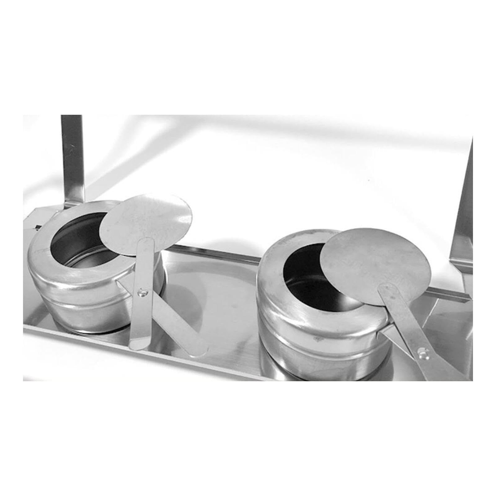 Juego de Calentadores de Alimentos para Buffet con Marco, Bandeja Rectangular para Alimentos, Ideal para Fiestas, Y, Rejilla única, Individual