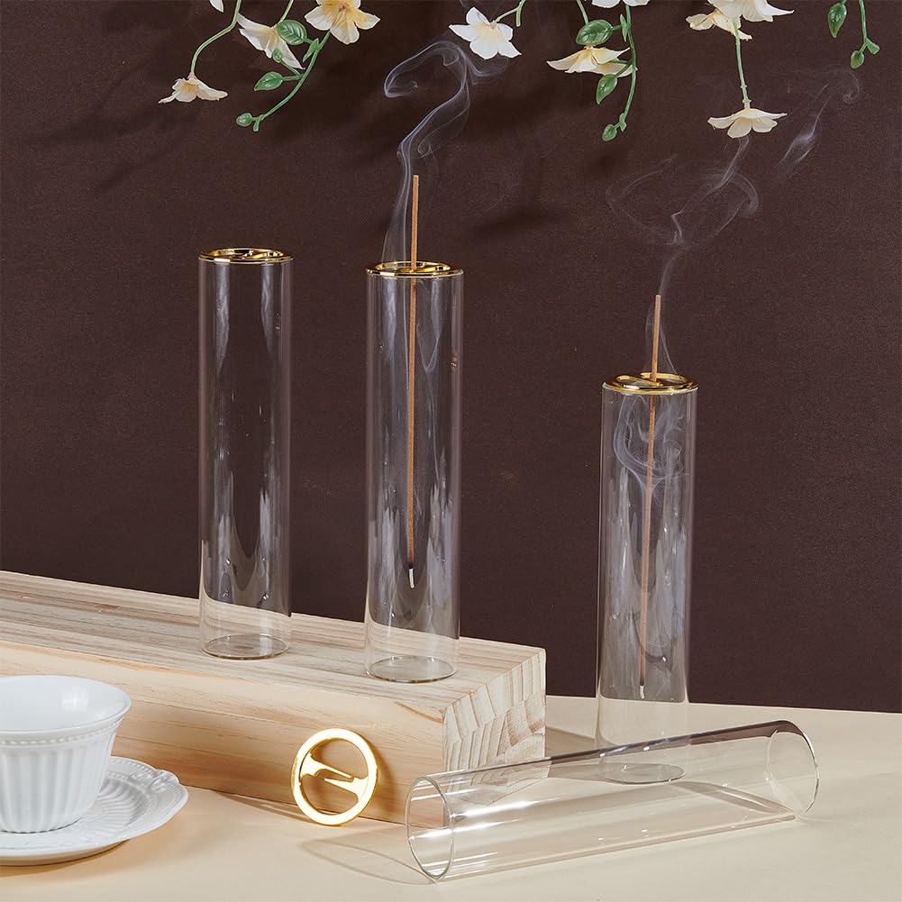 Amazon.com: WEBEEDY 4 Pack Incense Burner Holder Transparent Glass