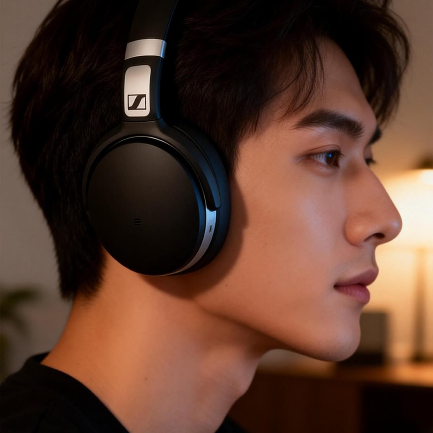 Cuscinetti Auricolari Di Ricambio In Pelle E Schiuma Per Sennheiser HD 4.50BT, HD 4.40BT, HD 450BT E Altri Modelli, Facili Da Installare