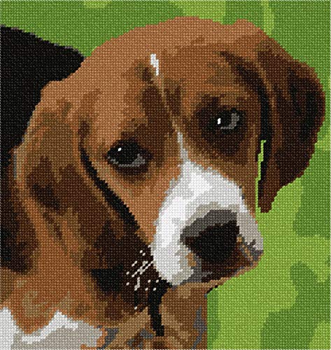 Pepita Needlepoint Canvas: Beagle Puppy, 10