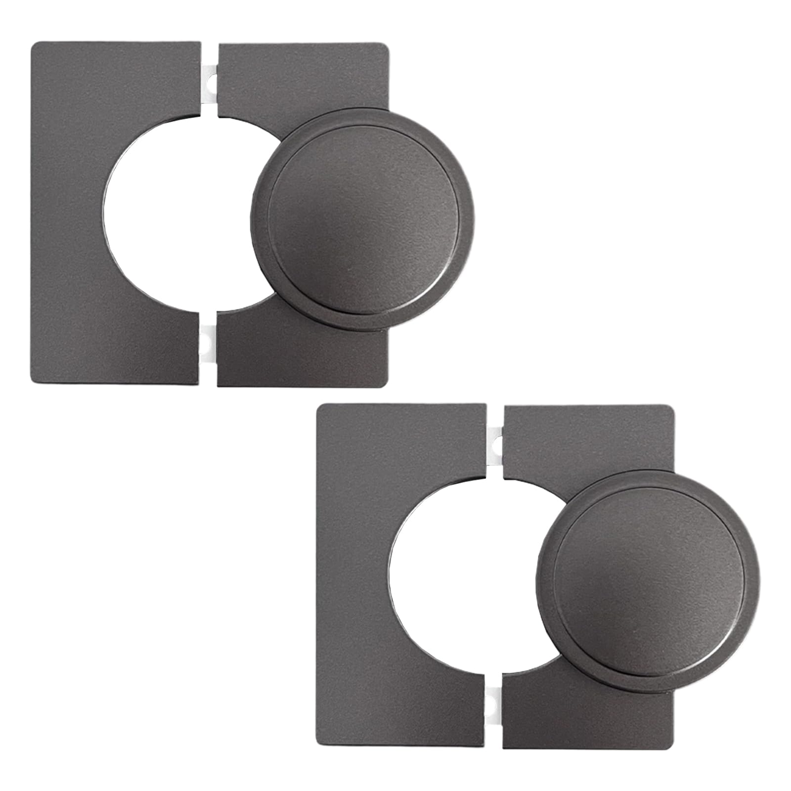 NVOQILIN 100x100mm Air Conditioning Pipe Hole Concealer Panel Weather Resistant Decorative Panel for Home Improvement Conditioning Pipe Wall Hole Cover
