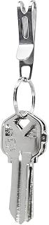 KeySmart Nano Clip - Pocket Clip Key Ring Holder - Secure Your Key Chain, Eliminates Pocket Bulge (Stainless Steel, 1 Pack)