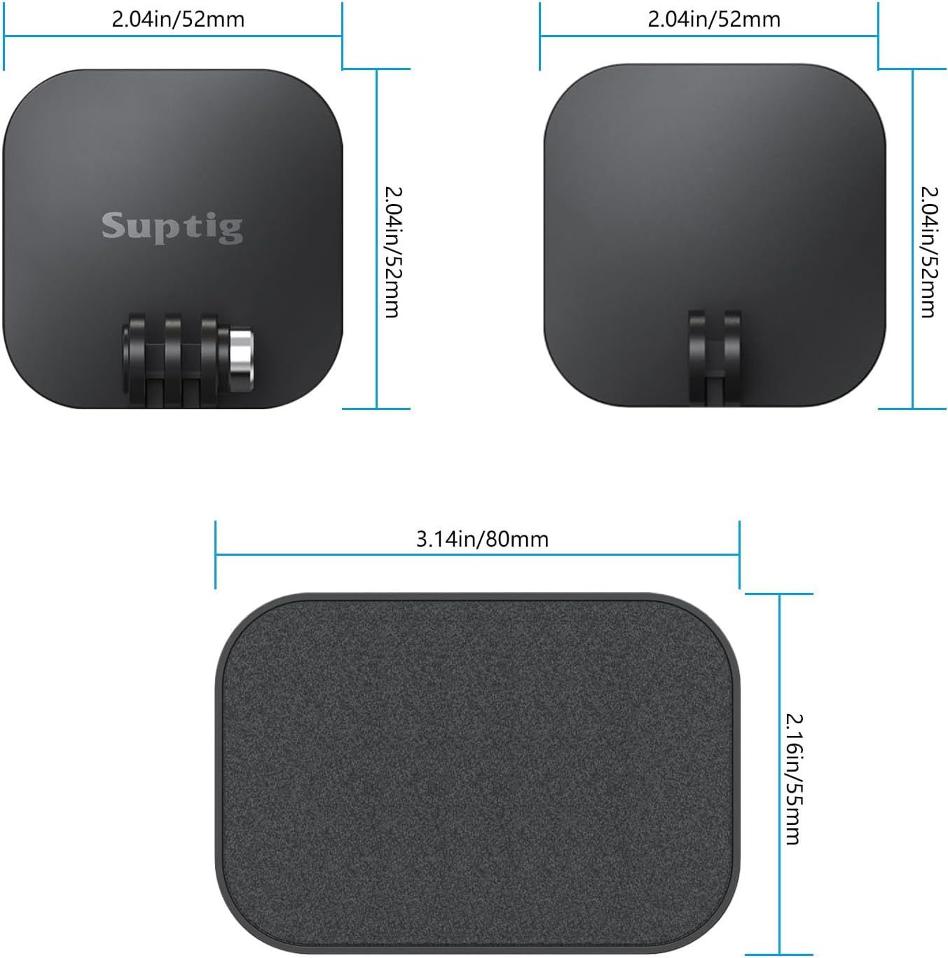 Suptig Magnetic Mount, Chest Mount for Gopro Hero 13, Hero 12/11/10/9/8/7,Gopro Max2, DJI Osmo Action 5/4/3, Akaso, Insta 360 Action Camera.