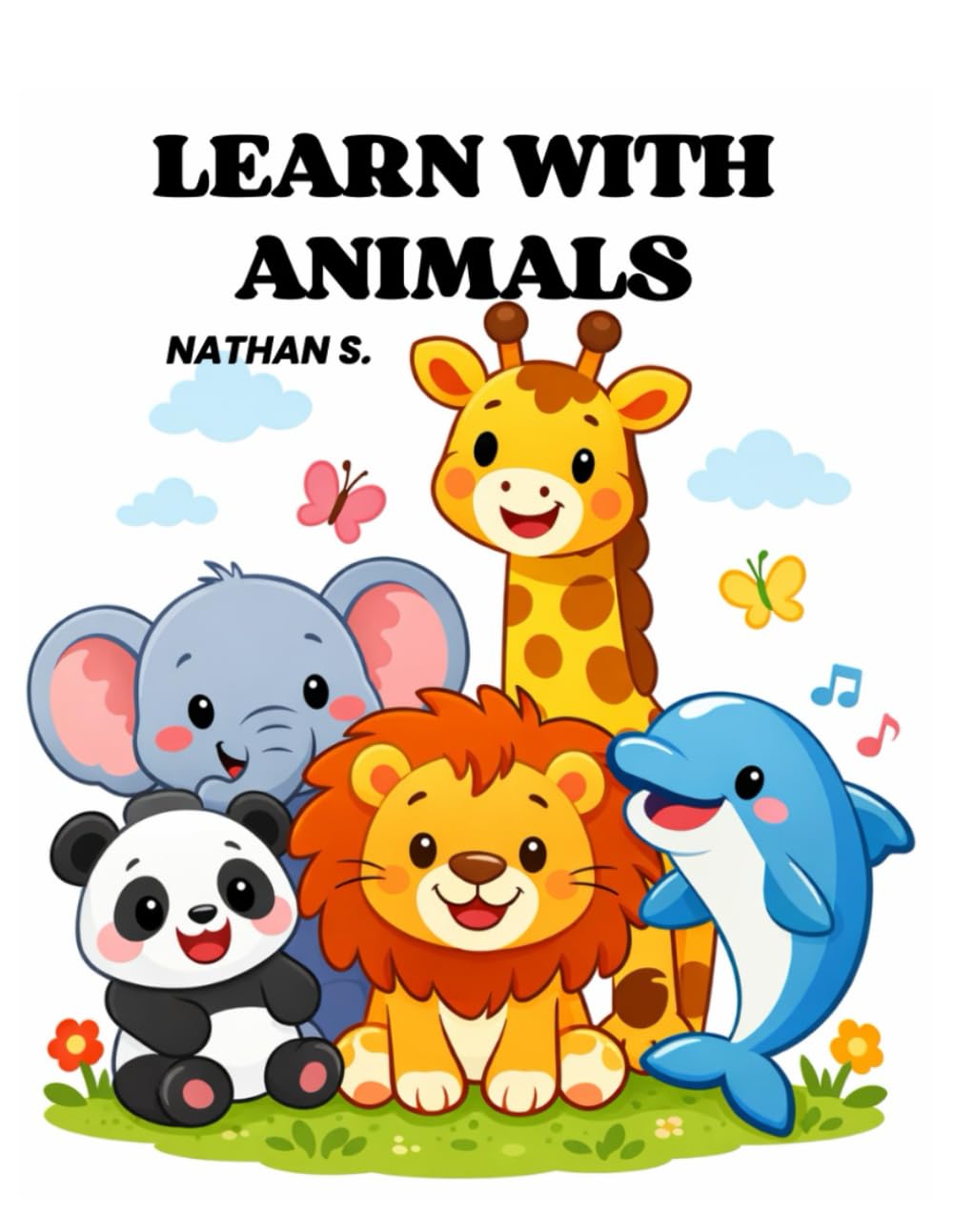LEARN WITH ANIMALS: Discover, color and learn