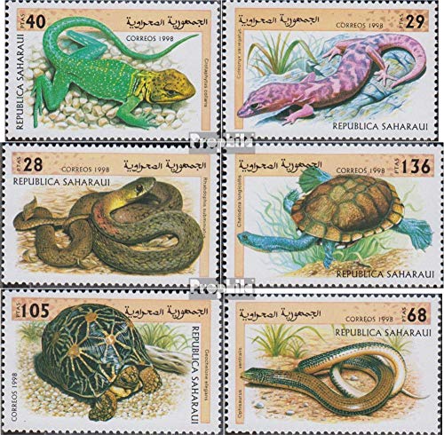 Prophila Collection Sahara Edizione Il Governo in esilio Senza Validità in International. Postali No..53 1998 Rettili (Francobolli per i Collezionisti) Anfibi / rettili / Dinosauro