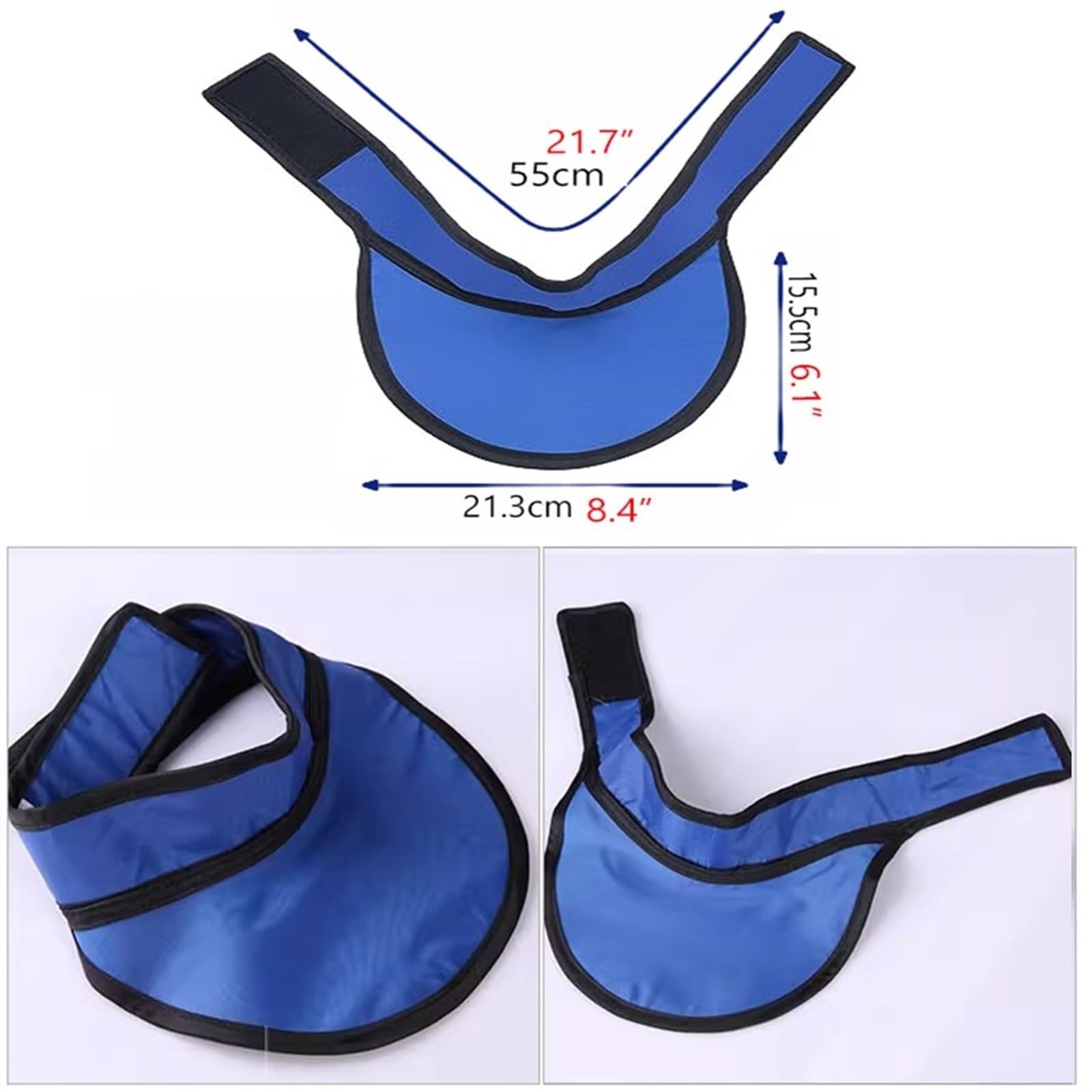 Tablier en Plomb Collier de protection thyroïdienne contre les rayons X, protection contre les radiations légère, collier de protection contre les rayons X, collier de plomb thyroïdien, protège-cou (