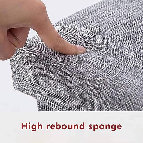 Folding Foot Stool Ottoman with Storage Cube Light Green 12x12x12 inch Ideal for Patio Bedroom and Hallway Space Saving Footrest Storage Box - Image 4