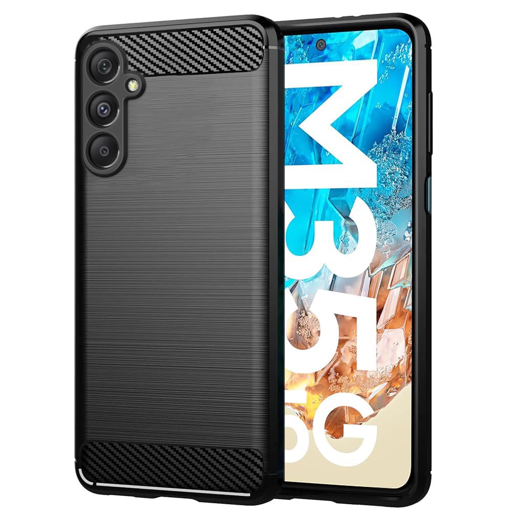 Amazon Brand- Solimo Basic Case for Samsung Galaxy M35 5G (Carbon Fiber_Black) (B0D9FCS42R) Amazon Price History, Amazon Price Tracker