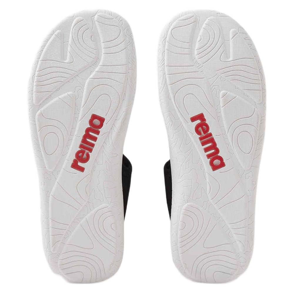 Reima Rantaan 5400067C-9990 Barefoot sandały dla dzieci – ultralekkie i elastyczne – buty boso z szerokim obszarem na palce – szybkoschnące i wegańskie – czarne, czarne