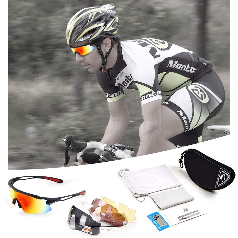 Cycling Glasses with 5 Interchangeable 
