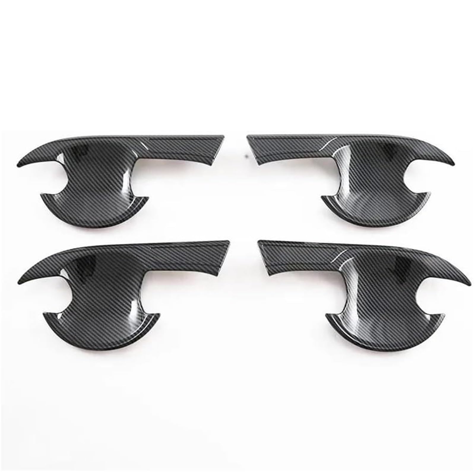 Glymzoi Door Bowl Car Exterior Door Handles Car Left Exterior Door Handle Abs For Chrome Cover For Yaris Ativ For Vios 2023 2024