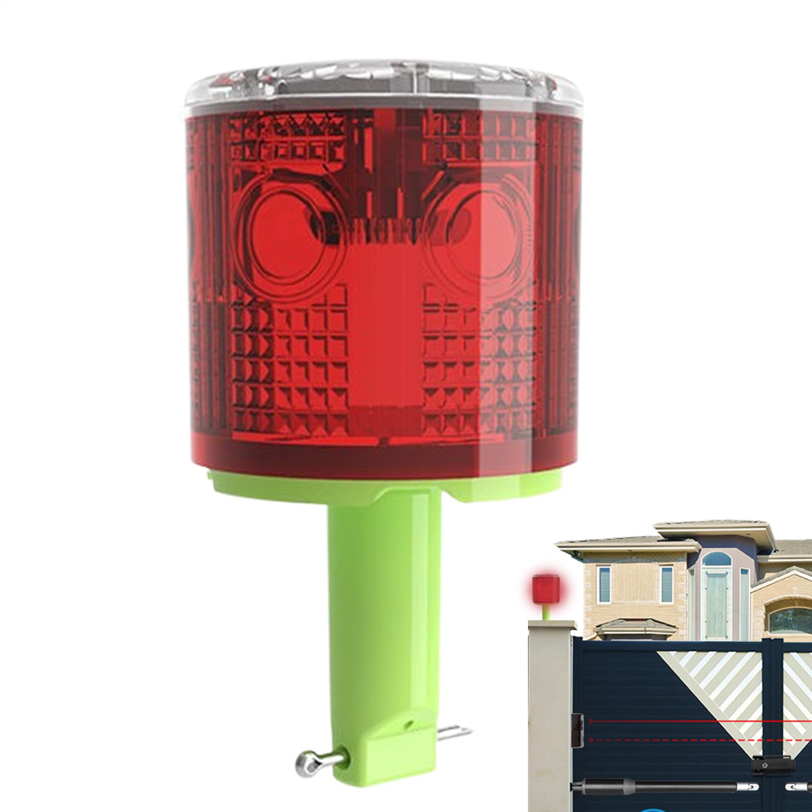 Lámpara solar estroboscópica LED náutica e industrial con destello impermeable 8
