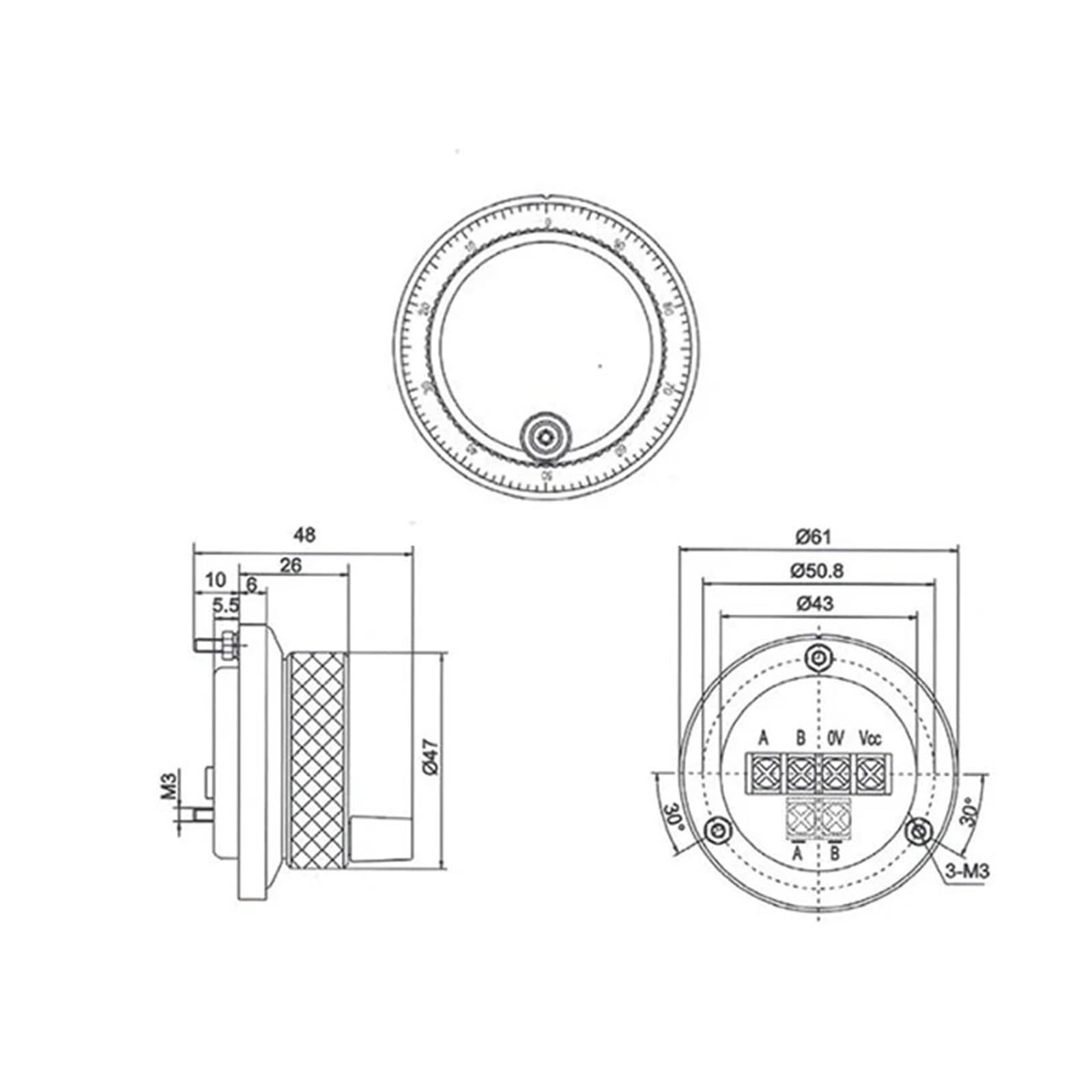 Volantino a impulsi Volantino CNC con generatore di impulsi manuali con encoder rotativo ottico adatto for sistemi