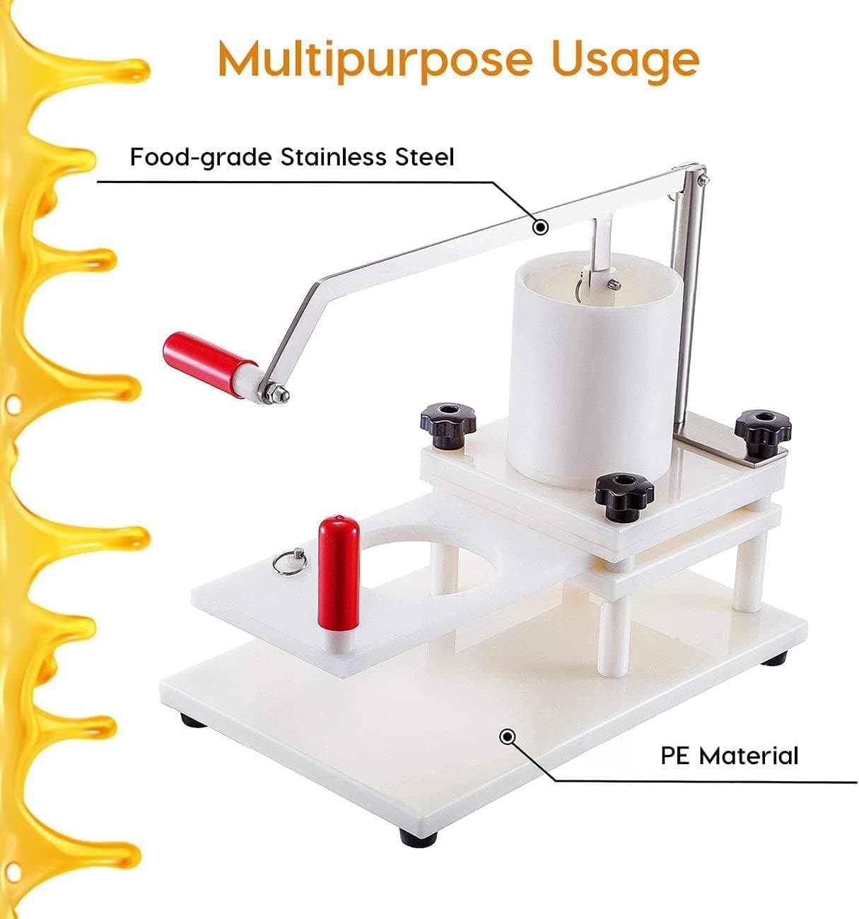 Pressa per hamburger manuale in acciaio inox, per fast food, ristoranti, catering e preparazione pasti, perfetto per polpette uniformi