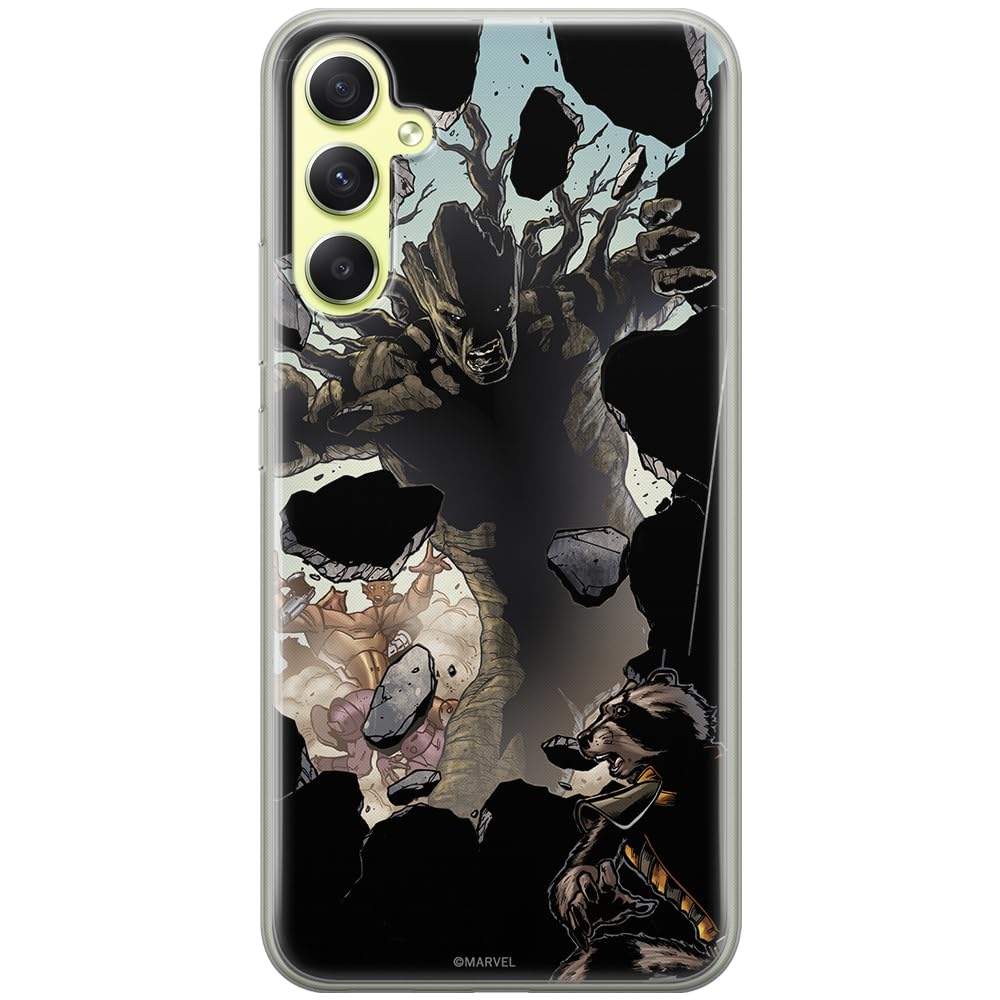 ERT GROUP mobile phone case for Samsung A34 5G original and officially Licensed Marvel pattern Guardians of the Galaxy 005 optimally adapted to the shape of the mobile phone, case made of TPU