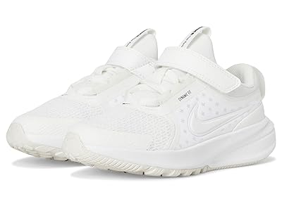 Nike Kids Star Runner 5 (Little Kid/Big Kid) Kids Shoes Summit White/White/Black : 1.5 Little Kid M, Textile