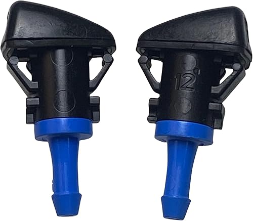 Miniatura 2 de 68024312AB - Boquilla para limpiaparabrisas compatible con boquillas de parabrisas 2008-2014 y 2011-2014 y 200 2011-2014 (2 piezas) ‎Negro Azul