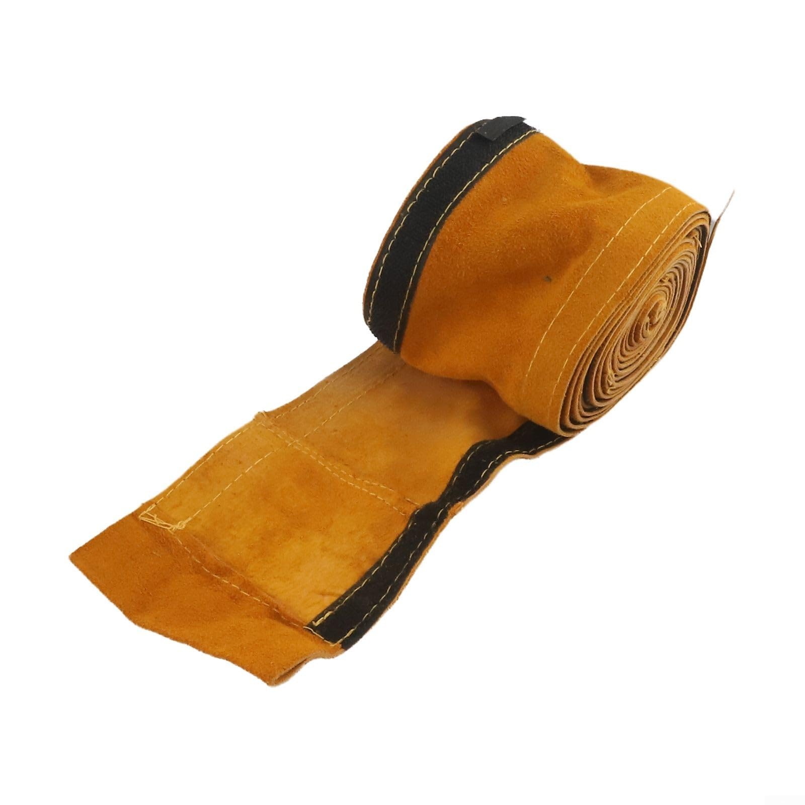 Copertura per cavo della torcia di saldatura TIG, guaine per cavi MIG/Plasma cucite, copertura Tig, rivestimento in pelle resistente alla fiamma, giacca per cavo torcia (3,5 m