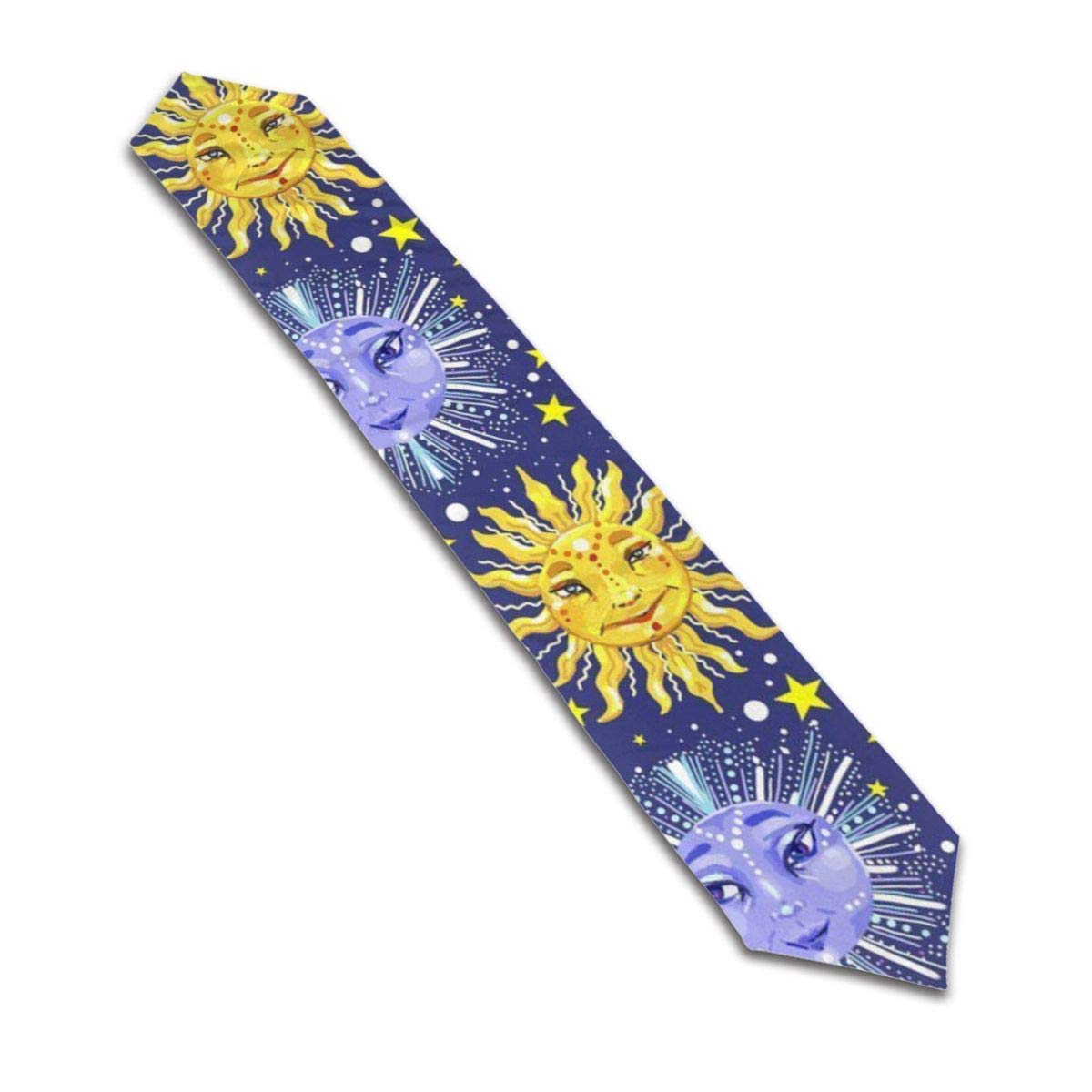 ZYWL Sun Moon and Stars Celestial Table Runner, for Home Decorative Coffee Dresser Dinner Parties Events 13x70 Inch
