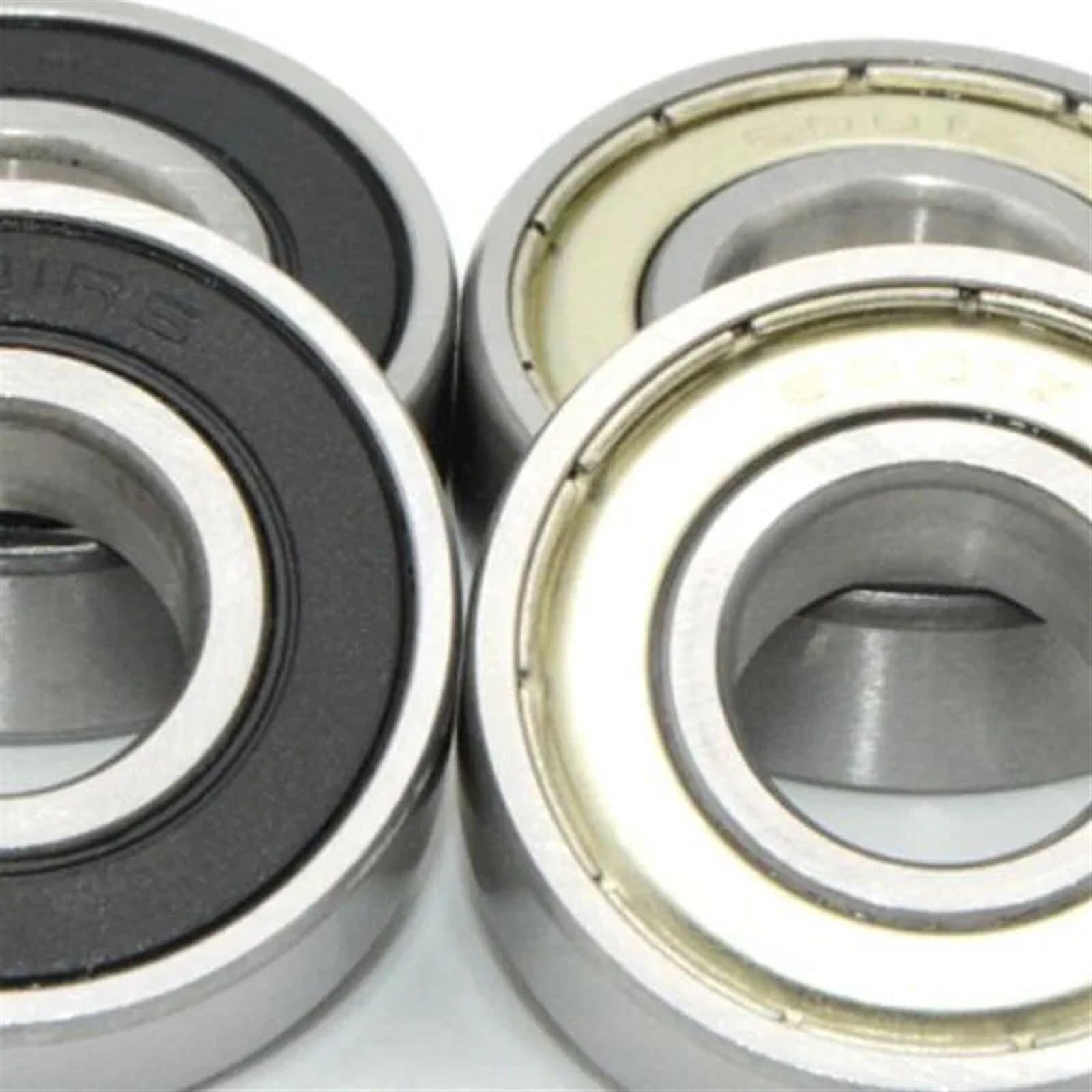 Aspectos, 2/4 Uds 6203-2RS 17x40x12mm 6203RS 6203ZZ 2RZ RS rodamientos rígidos de bolas en miniatura pequeños con doble blindaje(4PCS,6203-2RS)