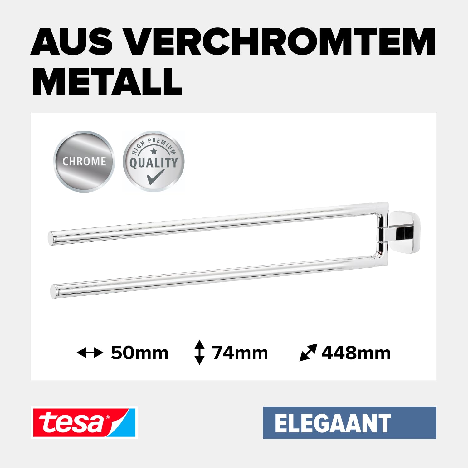 tesa ELEGAANT Bad Handtuchhalter – Bild 3