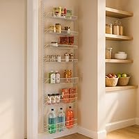 Vista 2 de Jumbl 24" Wide Adjustable Door/Wall Mount Hanging Spice Storage Rack