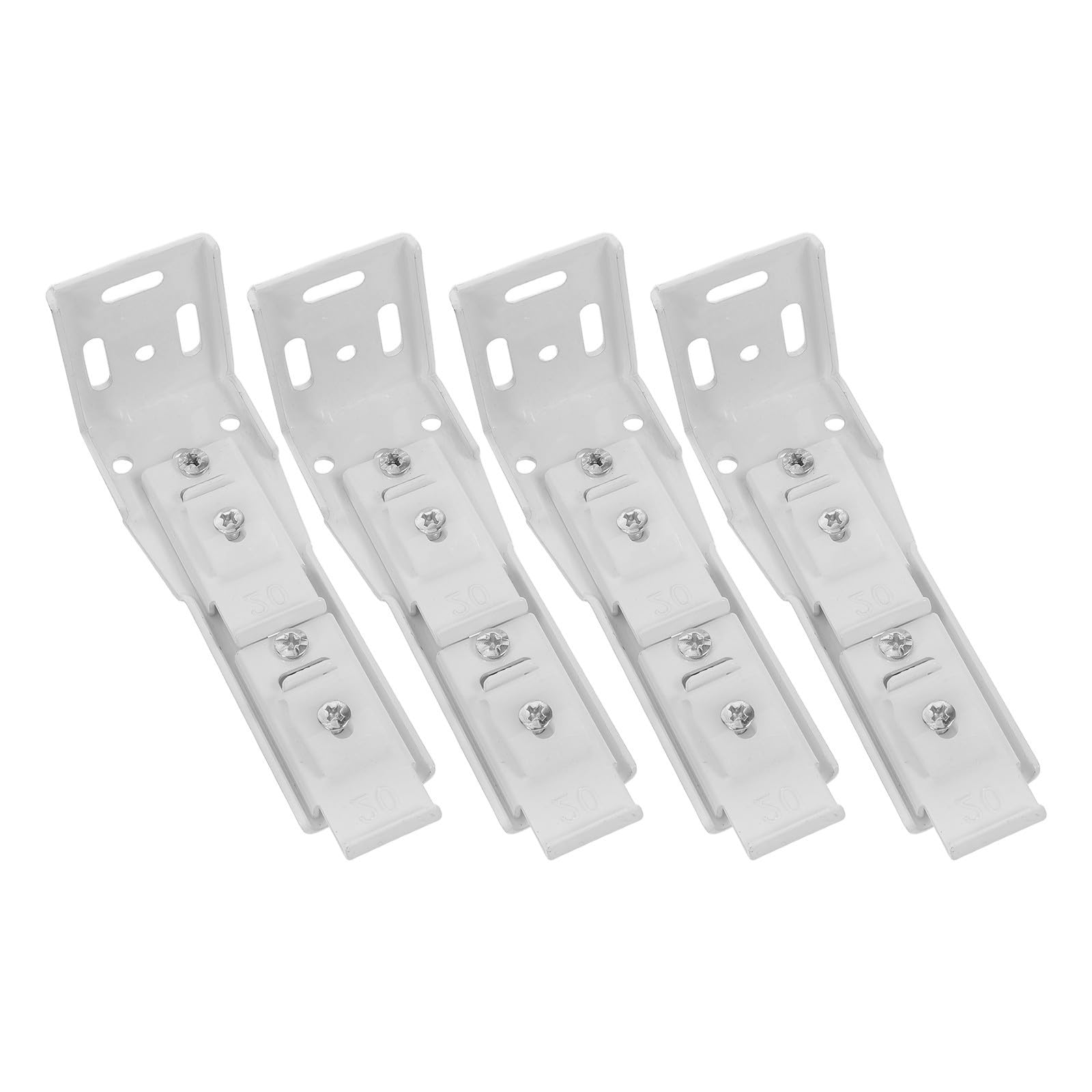 Clips de montaje ciegos ajustables Levemolo para instalación de rieles de cortinas