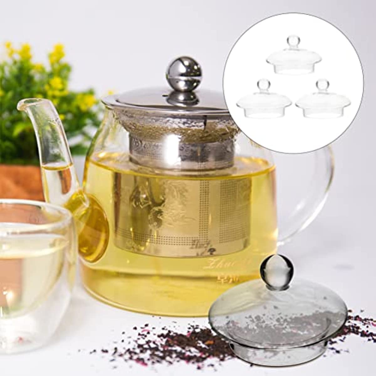 Set Da Teiera, Teiera E Tazza Da Tè Con Motivo In Rilievo Vintage, 6 - 9