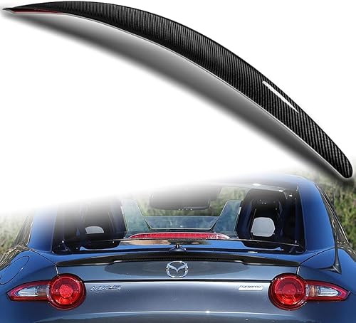 W-POWER, Rear Lift Gate Trunk Spoiler Wing Compatible with 2016-2021 Mazda MX5 Miata, 2017 2018 2019 2020, STP-Style, Real Carbon Fiber W-POWER, Rear Lift Gate Trunk Spoiler Wing Compatible with 2016-2021 Mazda MX5 Miata, 2017 2018 2019 2020, STP-Style, Real Carbon Fiber