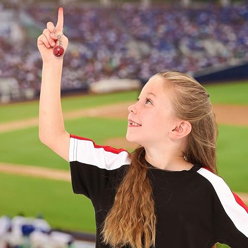 Miniatura 5 de ArtCreativity Llaveros de bola deportiva de metal, juego de 12, divertidos llaveros para mochila, bolso, equipaje, recuerdos de fiesta temática