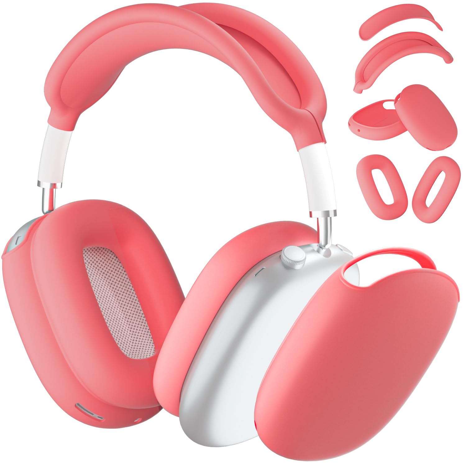 ATUAT for AirPods Max Headphones Case, Protective Silicone Case Cover Skin Accessories Anti-Scratch for Women Men for Apple AirPods Max 2024/2020 (