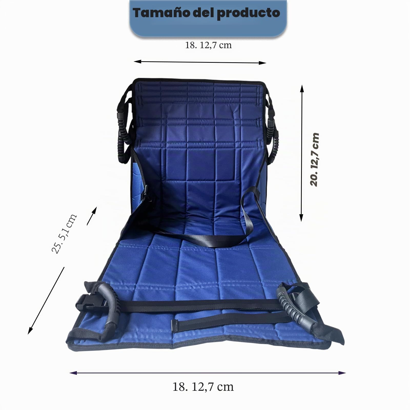 Ayuda de transferencia para personas mayores para subir escaleras, tabla de transferencia de nailon para levantar el cuerpo, ayuda portátil para escaleras para el hogar