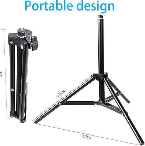 Miniatura 4 de PellKing Barra de extensión de trípode 2 en 1 de 59 pulgadas ajustable para selfie stick con clip para teléfono DJI OM4 SE 5/Osmo Mobile 6 3 2/Feiyu