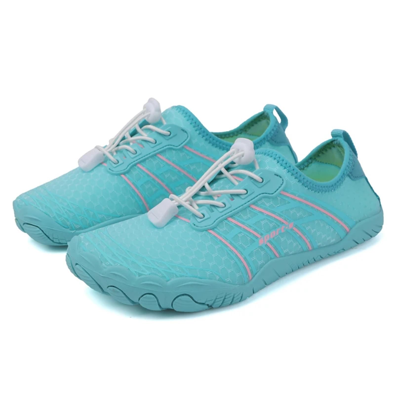 Barfuss Schuhe Damen Unisex Schuhe Freizeit Urlaub Strand Watschuhe Indoor Professionelle Laufband Spezialschuhe Outdoor Wanderschuhe(Clear,42)
