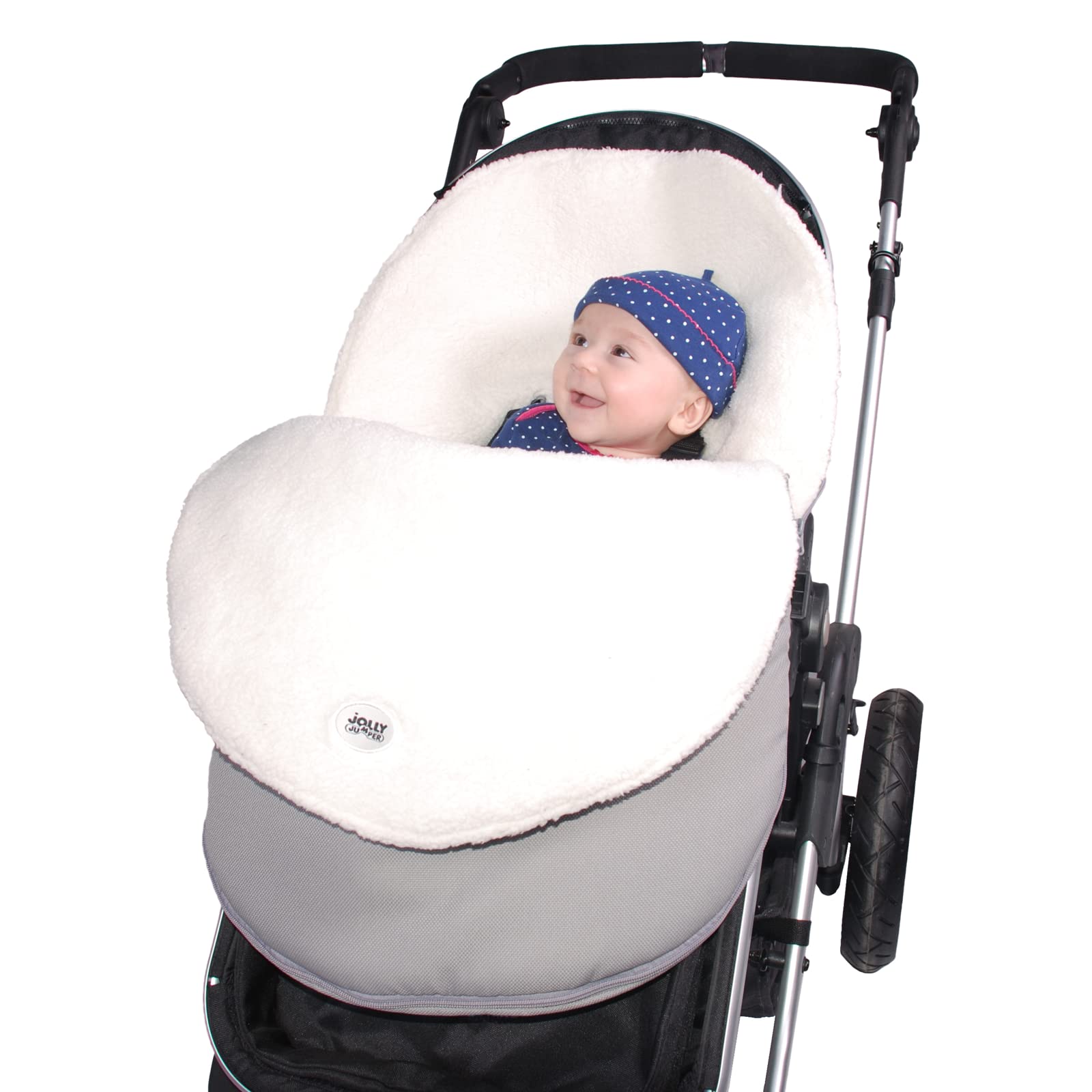 Jolly Jumper Bolsa para acurrucarse Resistente al Agua, Color Gris