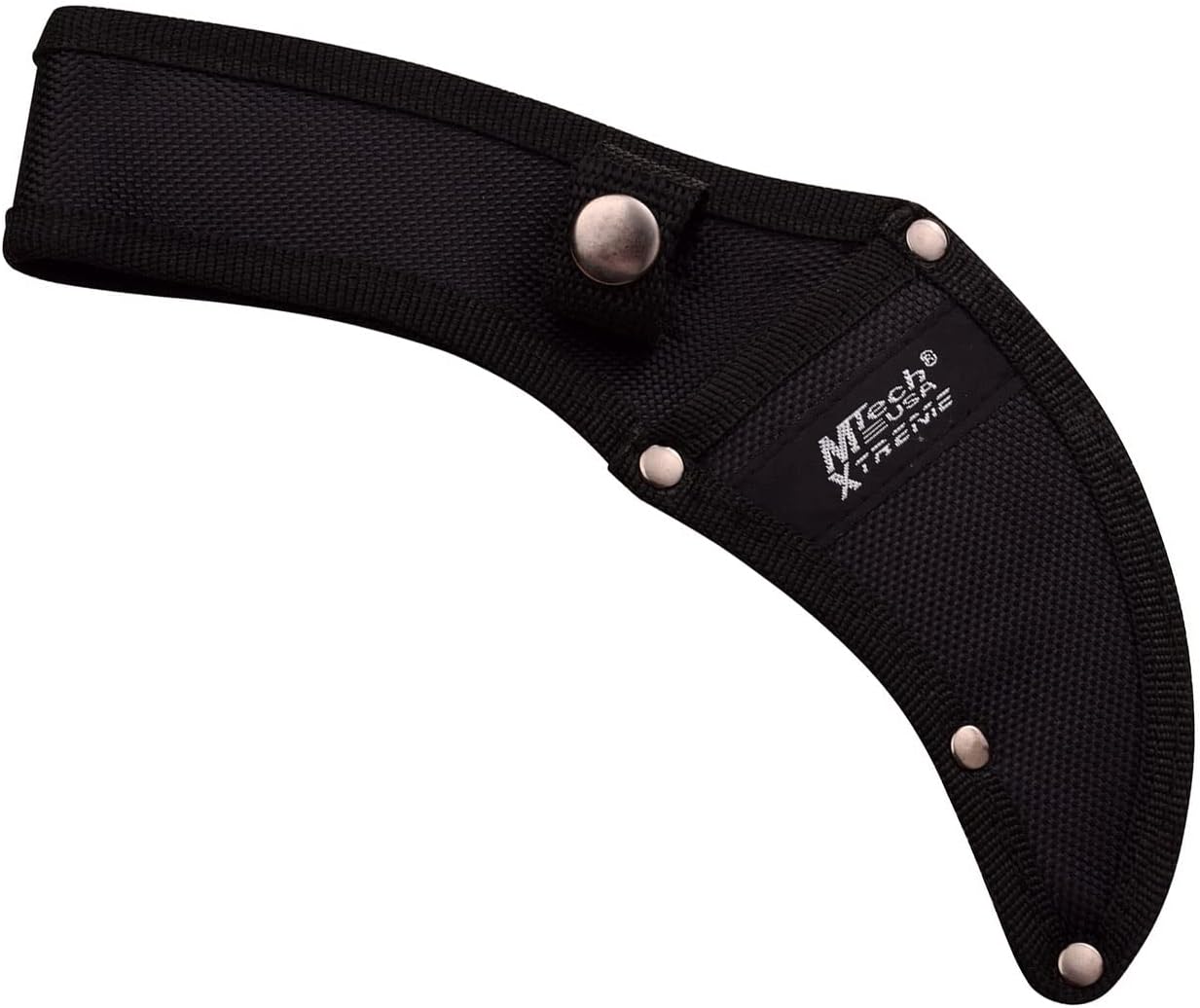 MTech USA Xtreme MX-8140BT Fixed Blade Knife, Brown Hook Blade, Black Handle, 9.25-Inch Overall