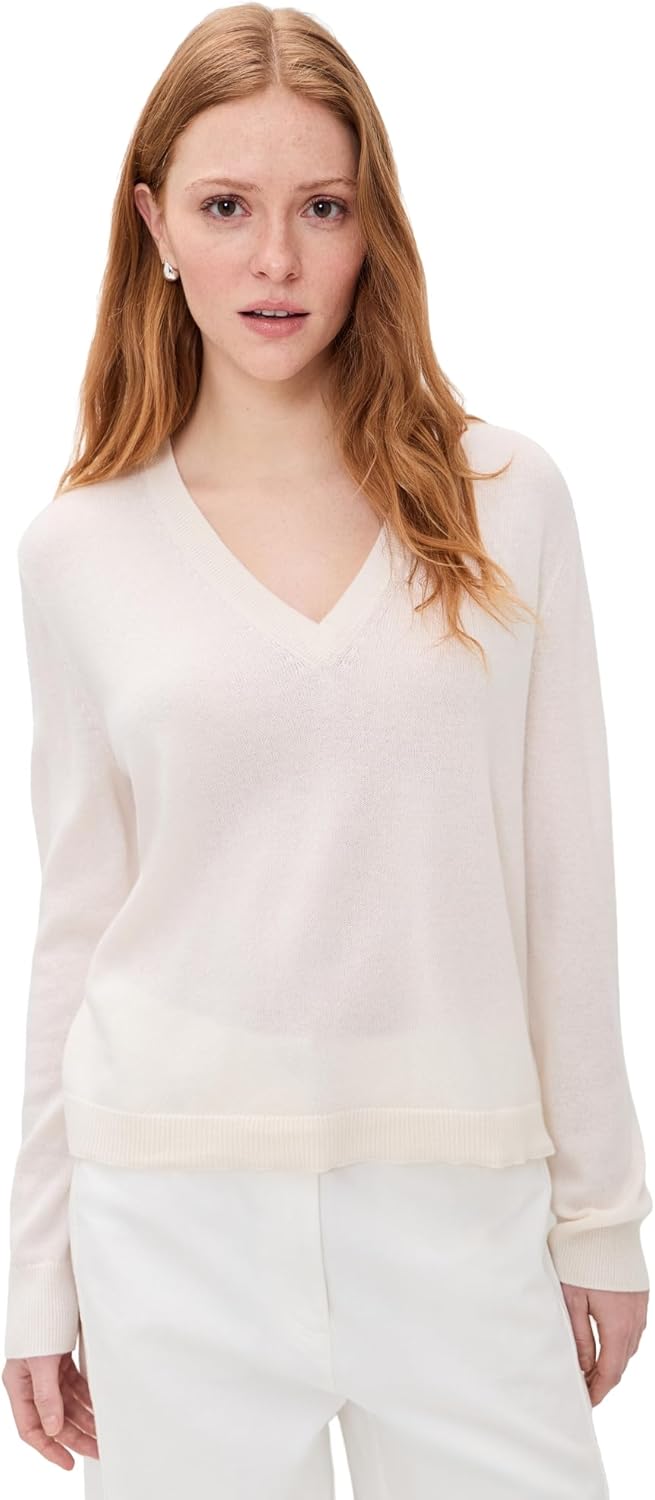 Jenni Kayne Women's Flynn Cashmere V Neck Top