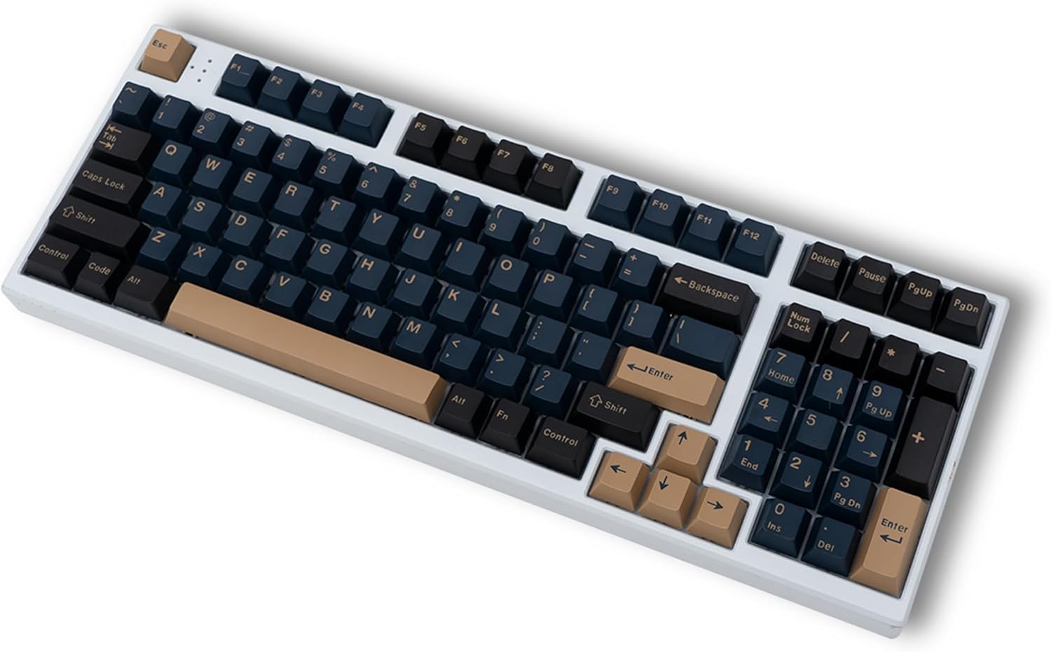 mintcaps Keycaps, 164 Keys Keyboard keycap Blue Samurai Keycaps Set Cherry Profile Custom Keyboard Key caps for Cherry Gateron MX Switches Mechanical Keyboards