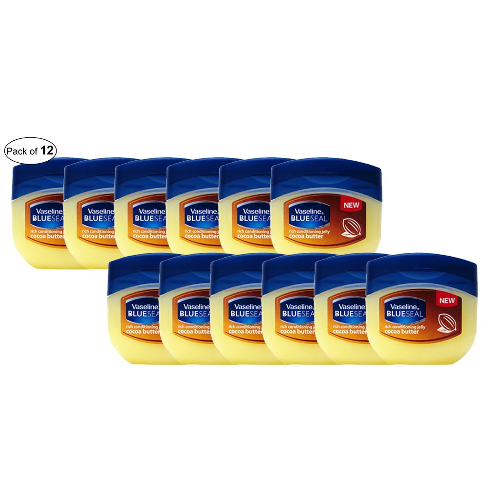 VaselinePetroleum Jelly Blue Seal With Cocoa Butter (100ml) (Pack of 12)