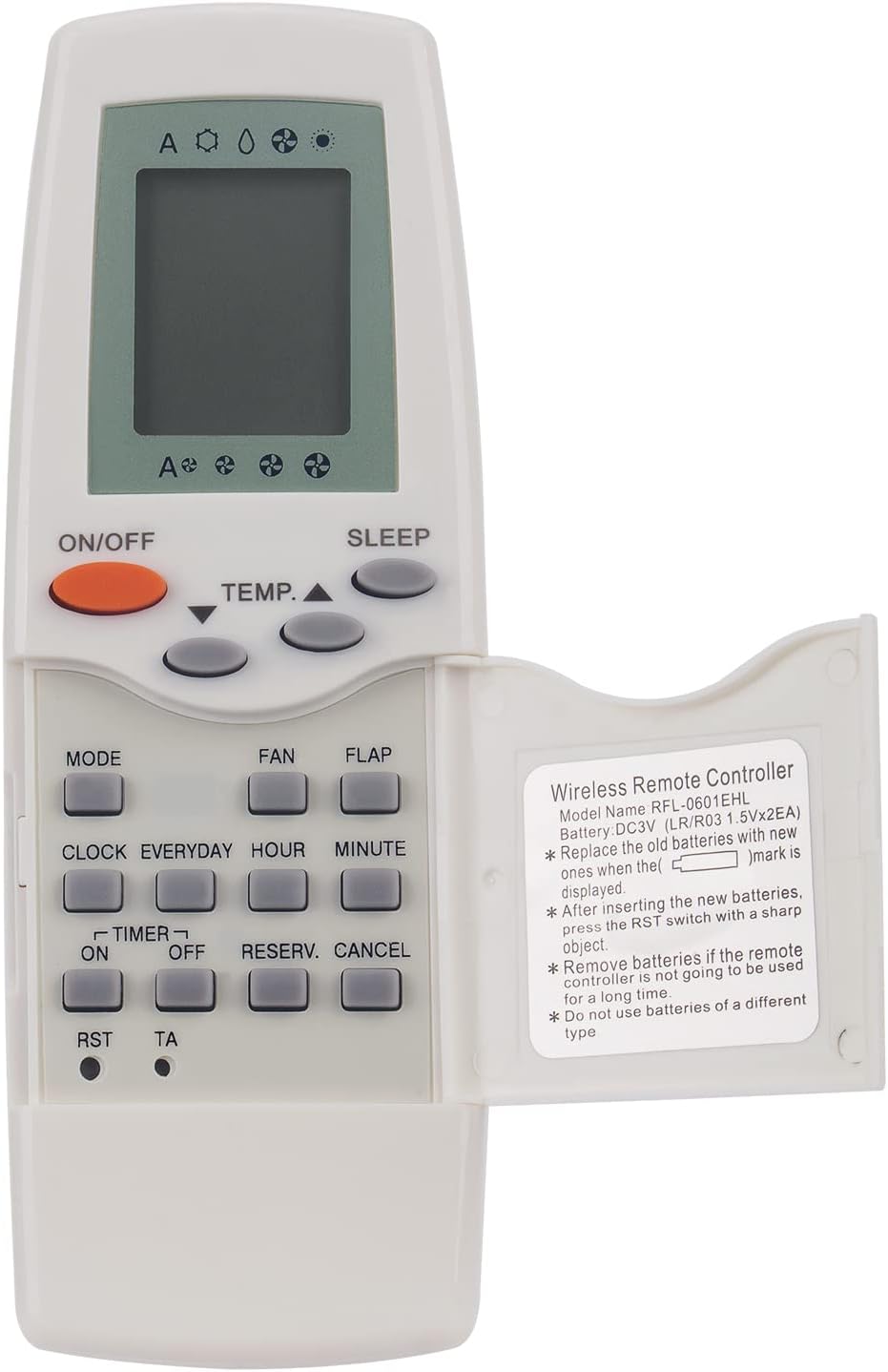 New RFL0601 Replaced Remote Control RFL0601EHL Air Conditioner Remote