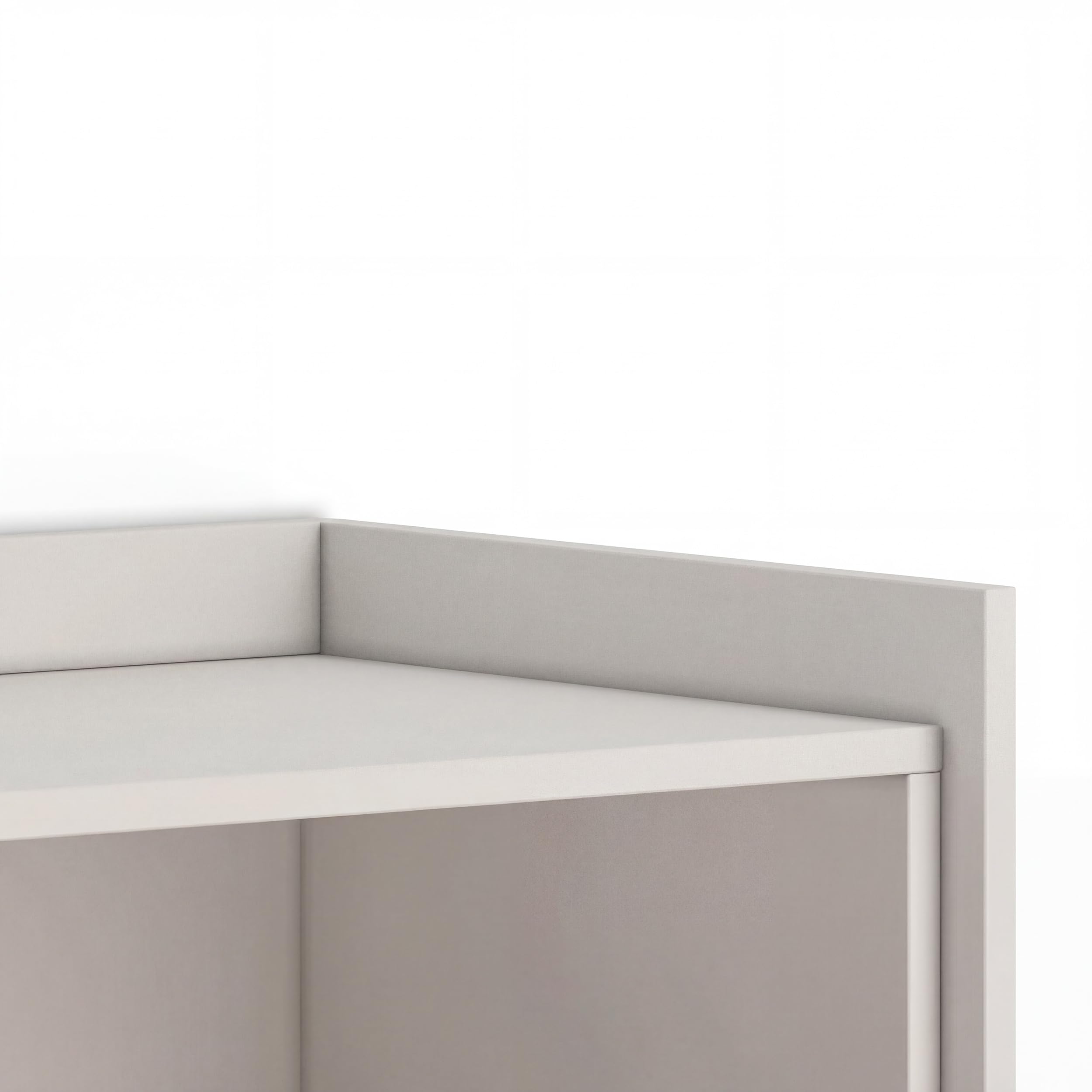 Skraut Home | Mueble TV | Muebles de salón, almacenaje | 212x61x35 cm | para televisión hasta 80" | Chimenea eléctrica XXL | Diseño Industrial | Estilo Moderno | Beige