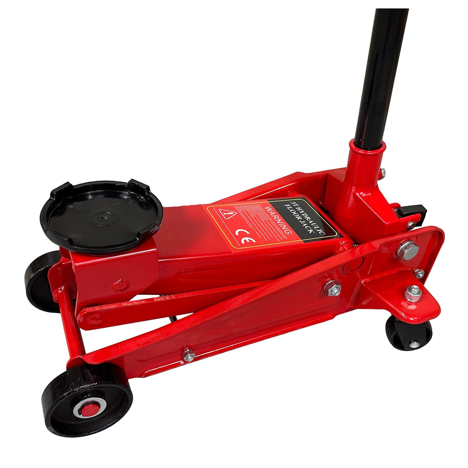 Cric sollevatore auto, martinetto idraulico professionale a carrello con profilo ribassato, 3 t Gebo Tools