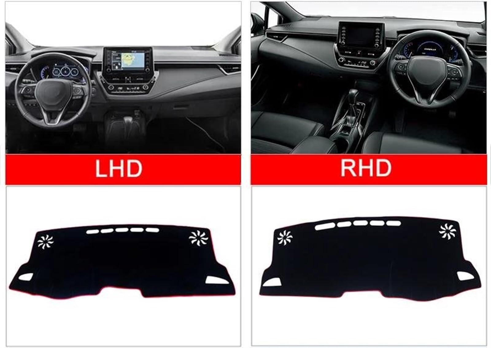 Armaturenbrett Matte Für Toyota Corolla E210 2019-2025 - Sonnenschutz Abdeckung Anti-Blendung