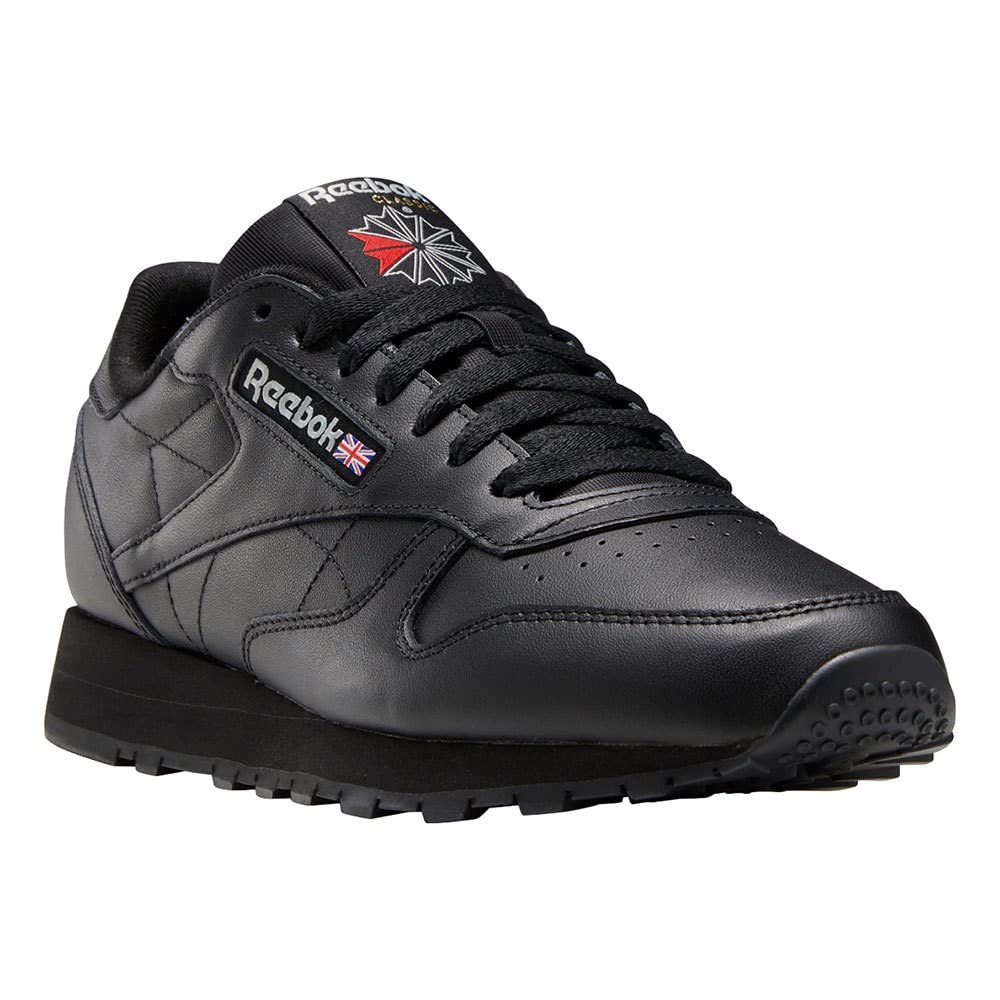 Reebok Cuero Clásico, Zapatillas de Deporte Unisex adulto, Core Black Core Black Pure Grey Grey 5, 53.5 EU