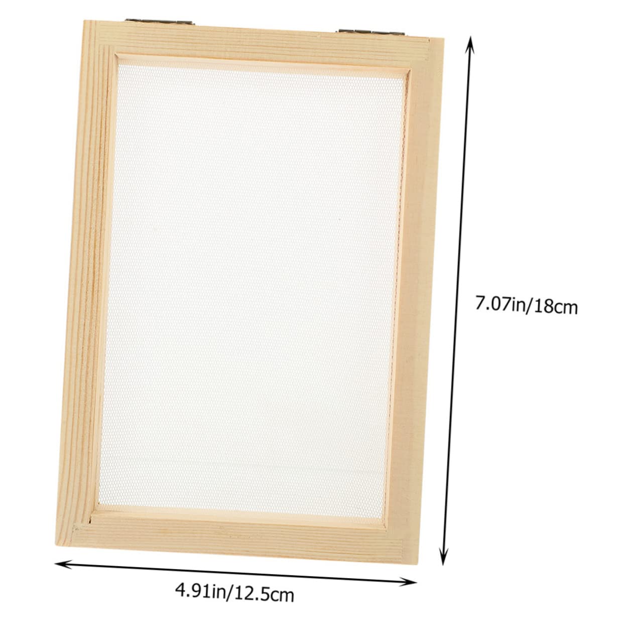 SHINEOFI 4piezas Paquete De Material Para Marcos De Fotos De Madera Marco De Madera Para Hacer Papel Kit Para Hacer Papel Herramienta De Manualidades Pantalla De Para Manualidades Casa Escu