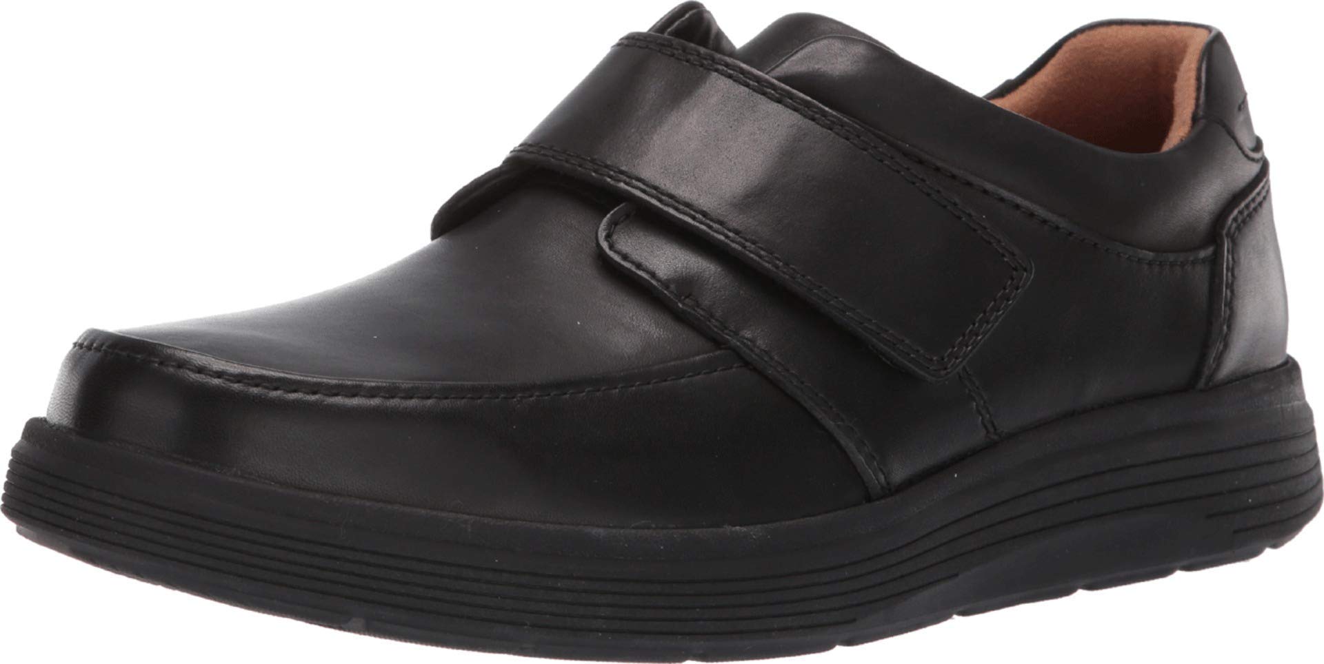 Clarks Men's Black Hook & Loop Formal Moccasins Un Abode Strap - Uk 6 - H
