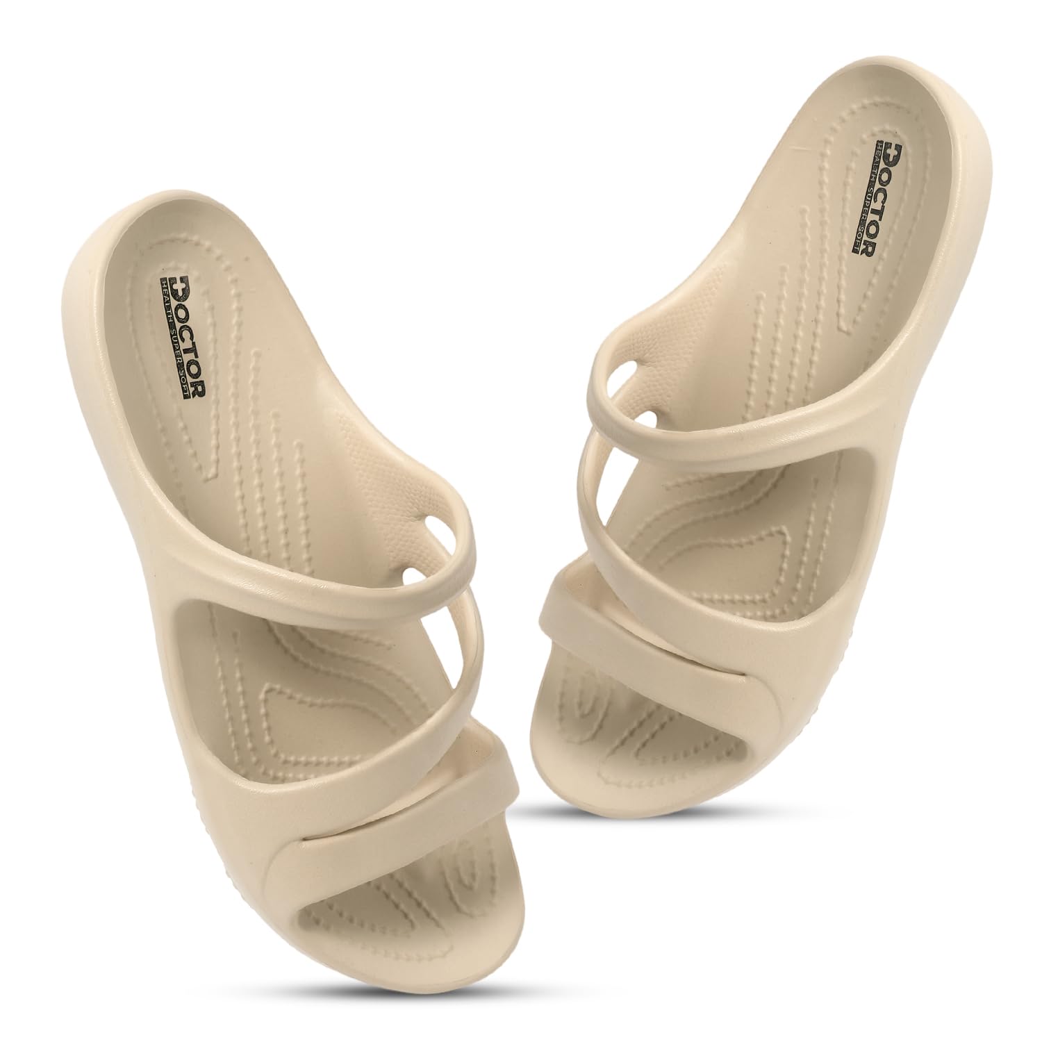 doctor health super soft Women’s Orthopedic Sandals And Slippers | Lightweight Anti-Skid Comfort Slides for Heel Pain Relief | Soft Cushion Sole Footwear for Everyday Use-picture-20