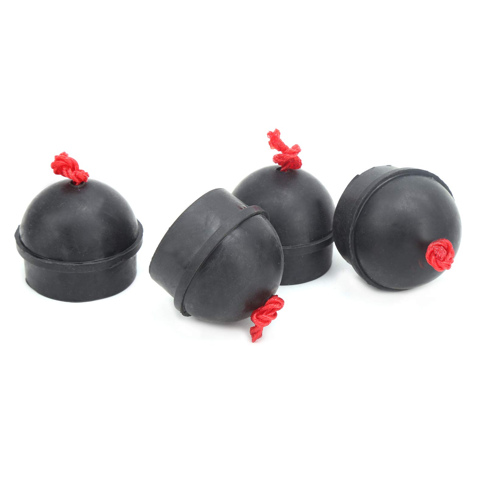 Tbest LK Holders, Porta Stecca da Biliardo per Tavolo, Stecca da Biliardo Hol, 4 Pezzi Porta Gessetto Tasca Porta Gessetti da Biliardo in Gomma con Cavo Accessorio Nero