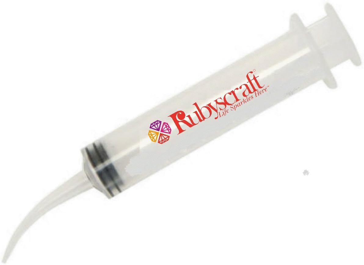 Model Craft–Large 12ml Capacity Curved Glue Syringe with Tip Monoject SwarovskiBling my shoes UK00003085705 Trademark...