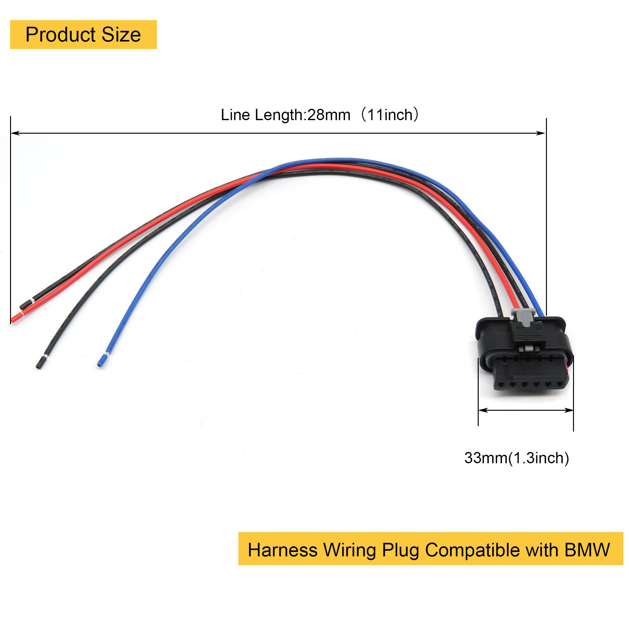Amazon.com: HiSport Harness Wiring Plug Pigtail - Taillight Holder 